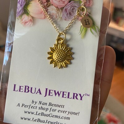 Rose gold sunflower bracelet Clearance