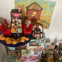 DIY Printable TV Game Popcorn Dollhouse Miniature Furniture 1:6 Scale 5 ...