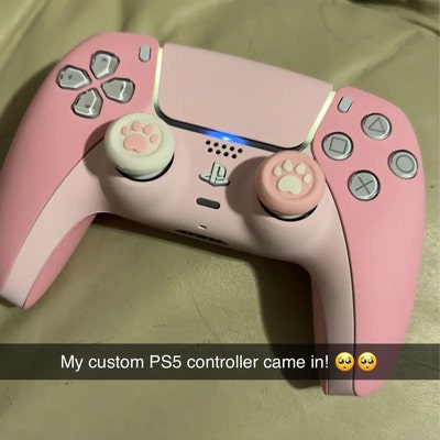 Custom Pastel and Baby Pink Themed Playstation 5 PS5 Dualsense Wireless ...
