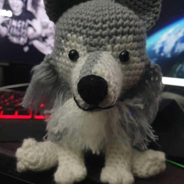 オオカミのあみぐるみかぎ針編みパターン - Etsy 日本