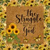 Sunflower Bees Digital Paper - Seamless Gold Honey Bee Patterns ...