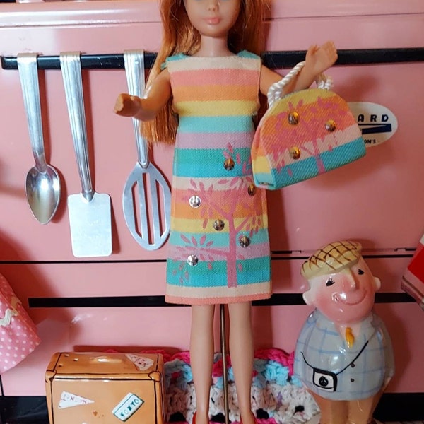 Poupée Vintage Mattel Skipper Cours De Ballet 1965 - Fabriquée Au Japon