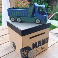 Semi-trailer Truck. Paper Printable Toy. Paper Craft PDF Templates ...