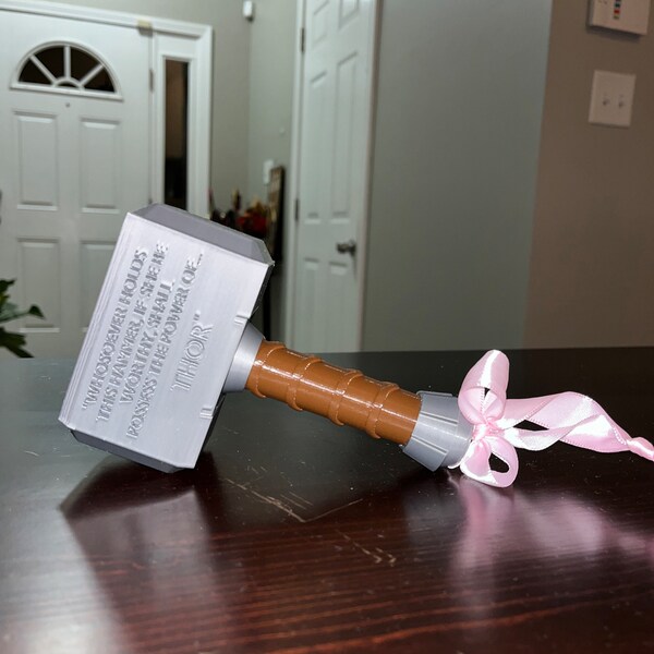 Thor Hammer Baby Rattle | Cosplay | Birthday Gift | Nursery Decor ...