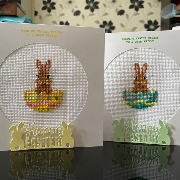 Easter Bunny Cross Stitch Pattern PDF - Easter Bunny Embroidery ...