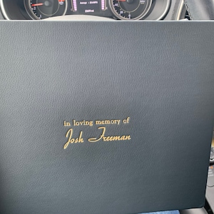 Celebration of Life Book | Funeral Service Book | In memoriam gift