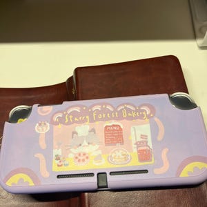 Starry Forest Cat Bakery Case for Nintendo Switch 2, Switch Oled