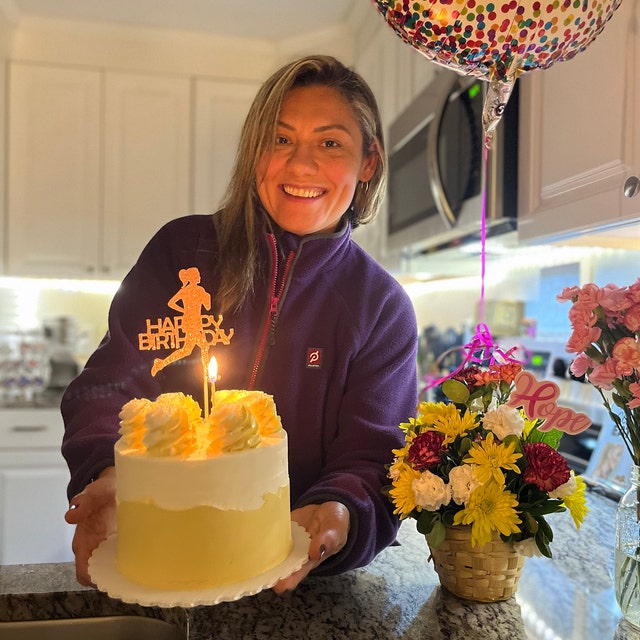 WeBenison Running Birthday Cake Topper – Sport-Motiv Für Geburtstagstorten
