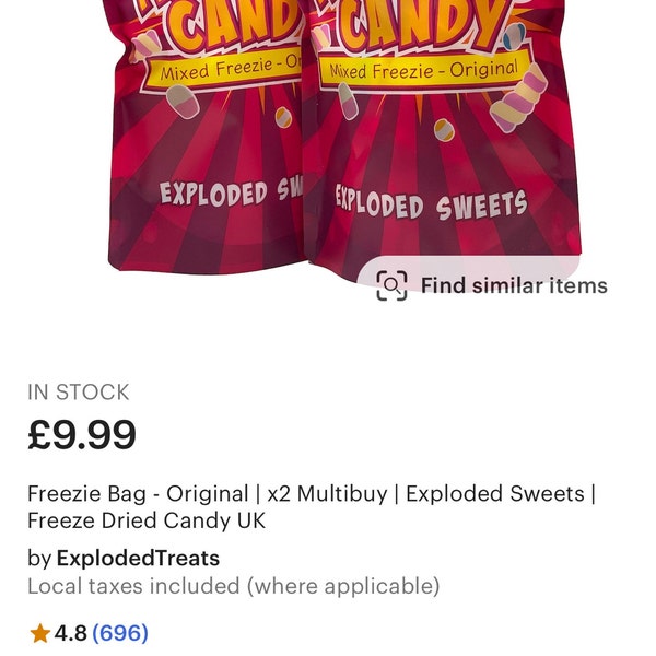 Squishy Bites - Banana & Blueberry | Exploded Sweets | Freeze Dried ...