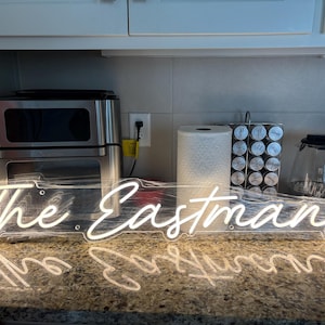 Wedding Neon Sign, Custom Neon sign, Personalized Neon, Gifts for Him/Her, Engagement Sign, Wedding Backdrop, Reception Decor, Party Sign