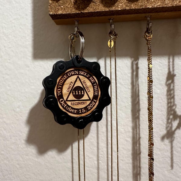AA Sobriety Month Bronze Coin Token | Alcoholics Anonymous | Birthday ...