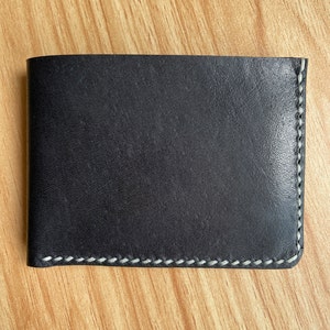 A Slim Kangaroo Leather Wallet With Under Pockets in Cognac. Mens Gift ...