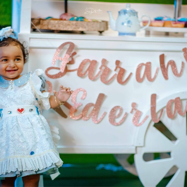 Alice in Wonderland Dress: Sparkly Sequin Puffy Birthday Dress