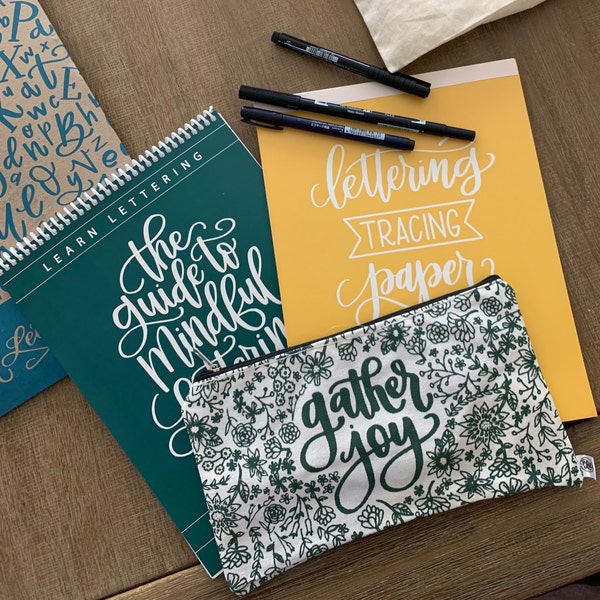 Daily Mindful Lettering Kit: Peace & Calm - Etsy