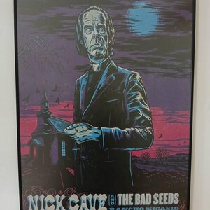 Nick Cave & the Bad Seeds Concert Poster: Gothic Rock Art - Etsy