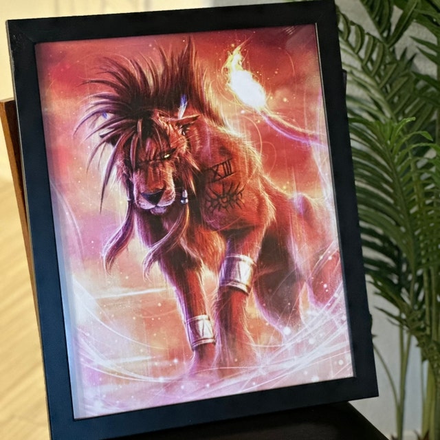 Red XIII Final Fantasy VII Remake Limited Edition Fine Art Print 
