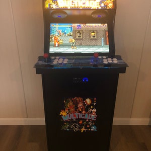 LVL23P Pandora's Box Ready Bartop / Tabletop Arcade Cabinet DIY Kit W/  Marquee Holder Flat Pack Mdf Easy to Assemble xlp 