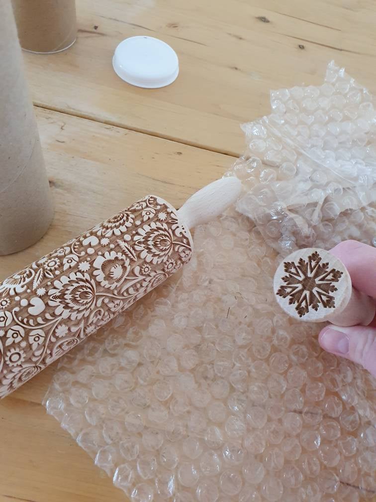 rolling pin,patterned rolling pin, clay rolling pin, sea pat