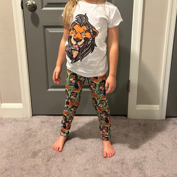Adorable Leggings for Girls - Navy 'Unicorn Sweeties' main image 0