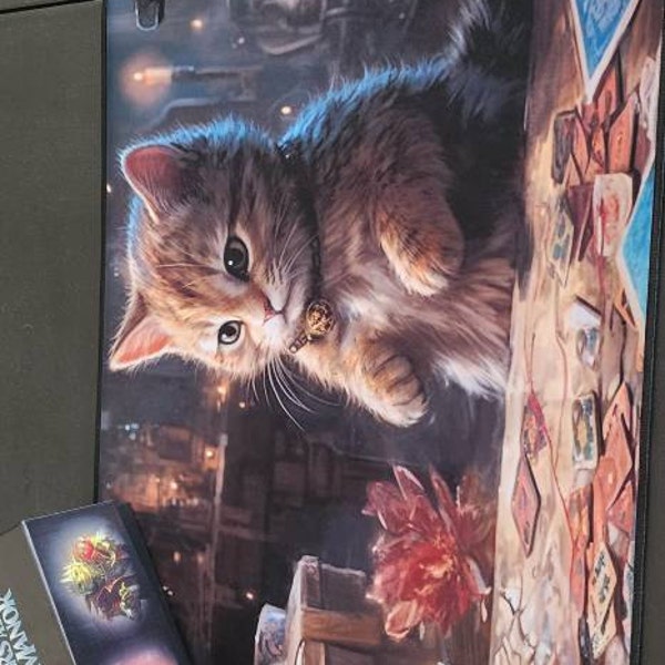 Lotus Cat Playmat Magic Playmat Custom Magic Zone Gaming Desk Mat ...