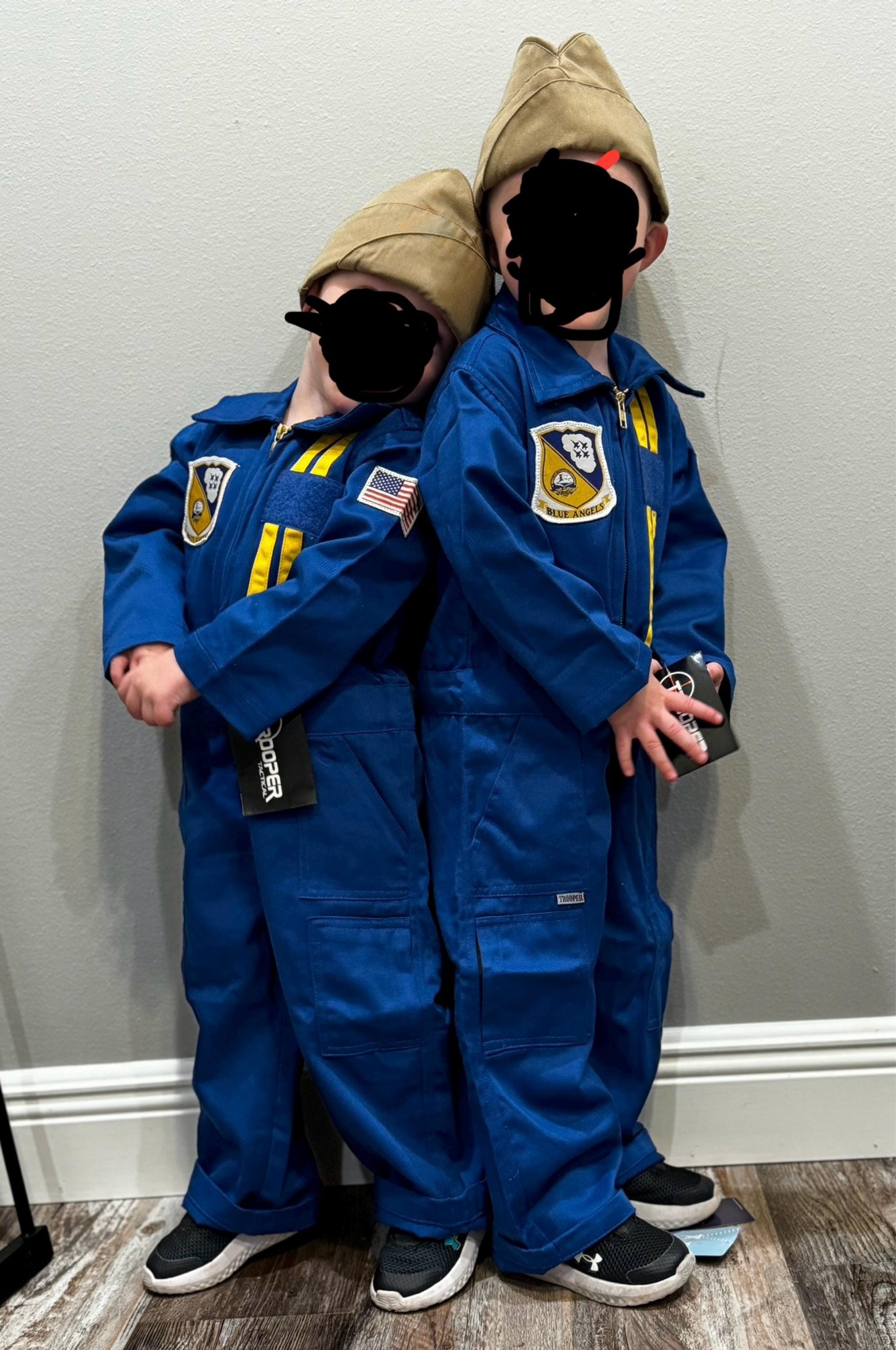 Licensed Blue Angels Youth Flight Suit and Garrison Cap