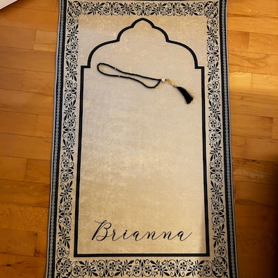 Luxury Soft Woven Prayer Mat – Non-Slip Thick Pile Sajjadah 80x120cm-C145 main image 0