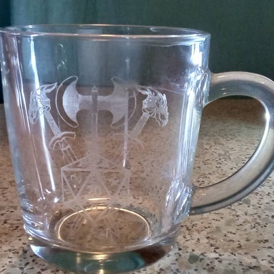 Dungeons and Dragons Inspired Drinking Glasses - Etsy