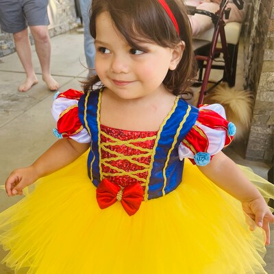 Snow White Costume With Cloaksnow White Inspired Tutusnow - Etsy