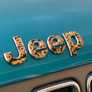 Jeep Emblem Overlay Decals - American Flag - Foto 8