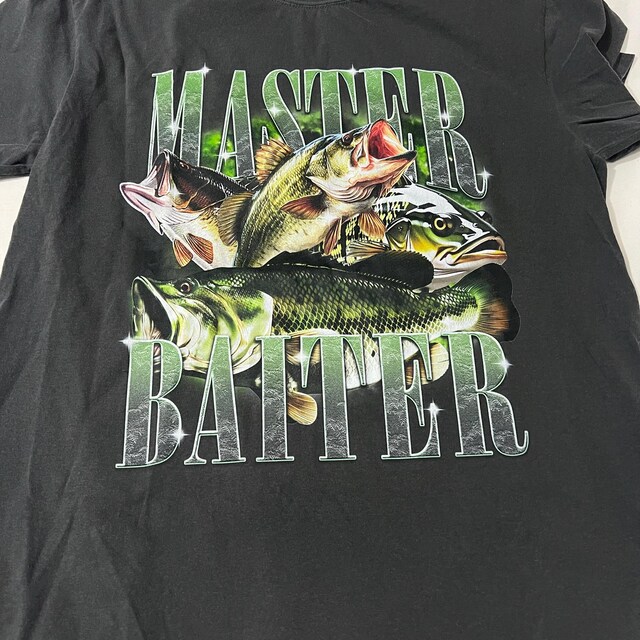 Maglietta Pesca Umoristica Master Baiter Per Papà – Stile Vintage, Cotone
