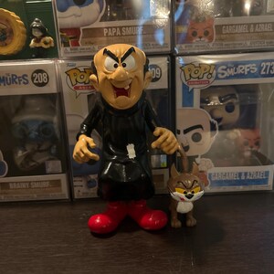 Handmade Smurfs Diorama: Gargamel & Azrael 3D Printed | Gargamel