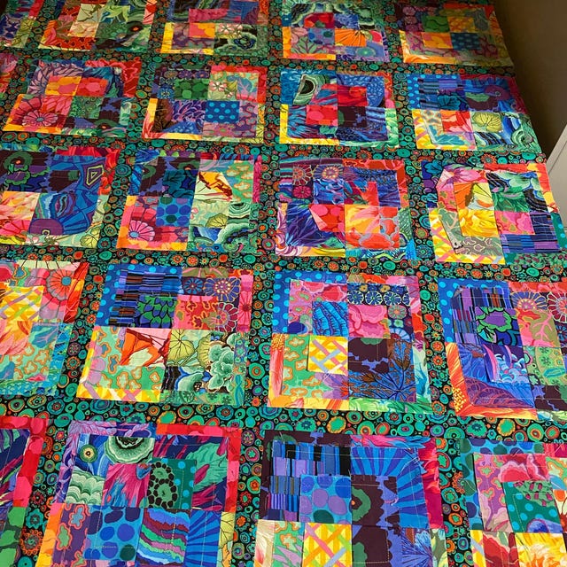Kaffe Fassett Fabric Stash Paisley Jungle GP60 Tangerine