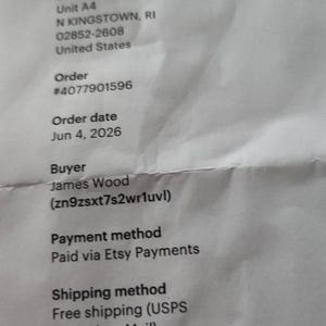 James added a photo of their purchase
