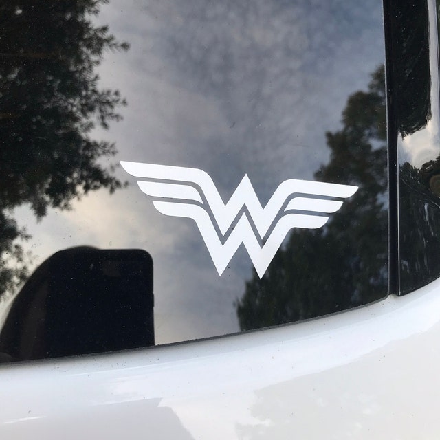 Wonder Woman Logo Vinyl Sticker Batman Car Wall Decal Dawn of