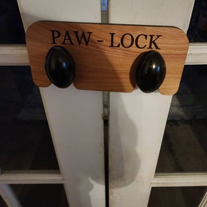 Paw Lock To Keep Those Pesky Animals From Opening The Interior French Paw Lock To Keep Those Pesky Animals From Opening The Interior French