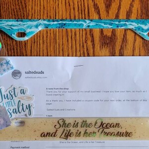 Acquirente Etsy ha aggiunto una foto del proprio acquisto