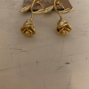 Gold Hydrangea Earrings Bridesmaid Earrings Gold Flower | Etsy
