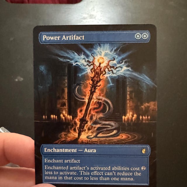 Transmute & Power Artifact | Proxy Cards - Etsy