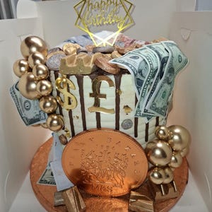 50 Billets de Banque en Papier,Décorations de Gâteaux en Dollars,Décorations de Gâteaux en Argent,Décorations de Gâteaux en Billets de Banque,Décoration de Gâteaux en Papier pour Anniversaire