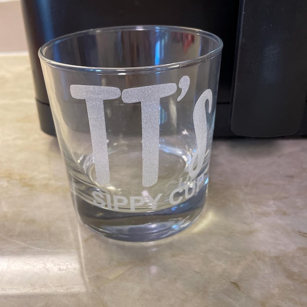 Grandpa's Sippy Cup | Whiskey Glass - Rocks Glass - Gift for Grandpa - Etsy