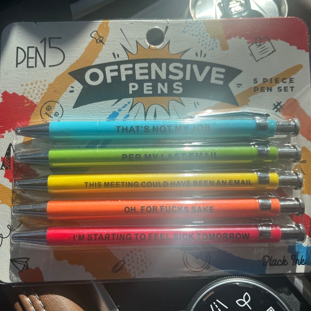 Offensive Crayons: red, White, and Fck You, Funny Gifts, Gag Gift