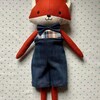 Fox Sewing Pattern PDF Make a Fox or Wolf Woodland Animal Cloth Doll ...
