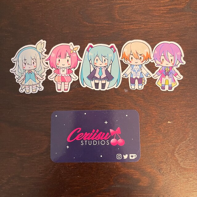 Wonderland X Showtime Chibi Sticker Set (project Sekai) - Etsy