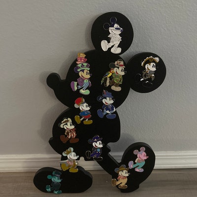 Mickey Mouse Pin Display Board. Showcase and Hold Your Pin Lot of 50 ...