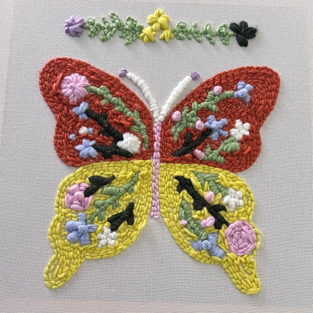 Flowers Pattern Punch Needle Embroidery Starter Kits Punch - Temu United  Arab Emirates