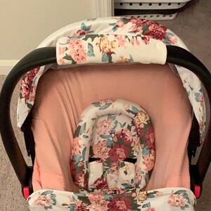 9pc Baby Boy Baby Girl Ultimate Set of Infant Car Seat Cover Canopy Headrest Blanket Hat Nursing Scarf