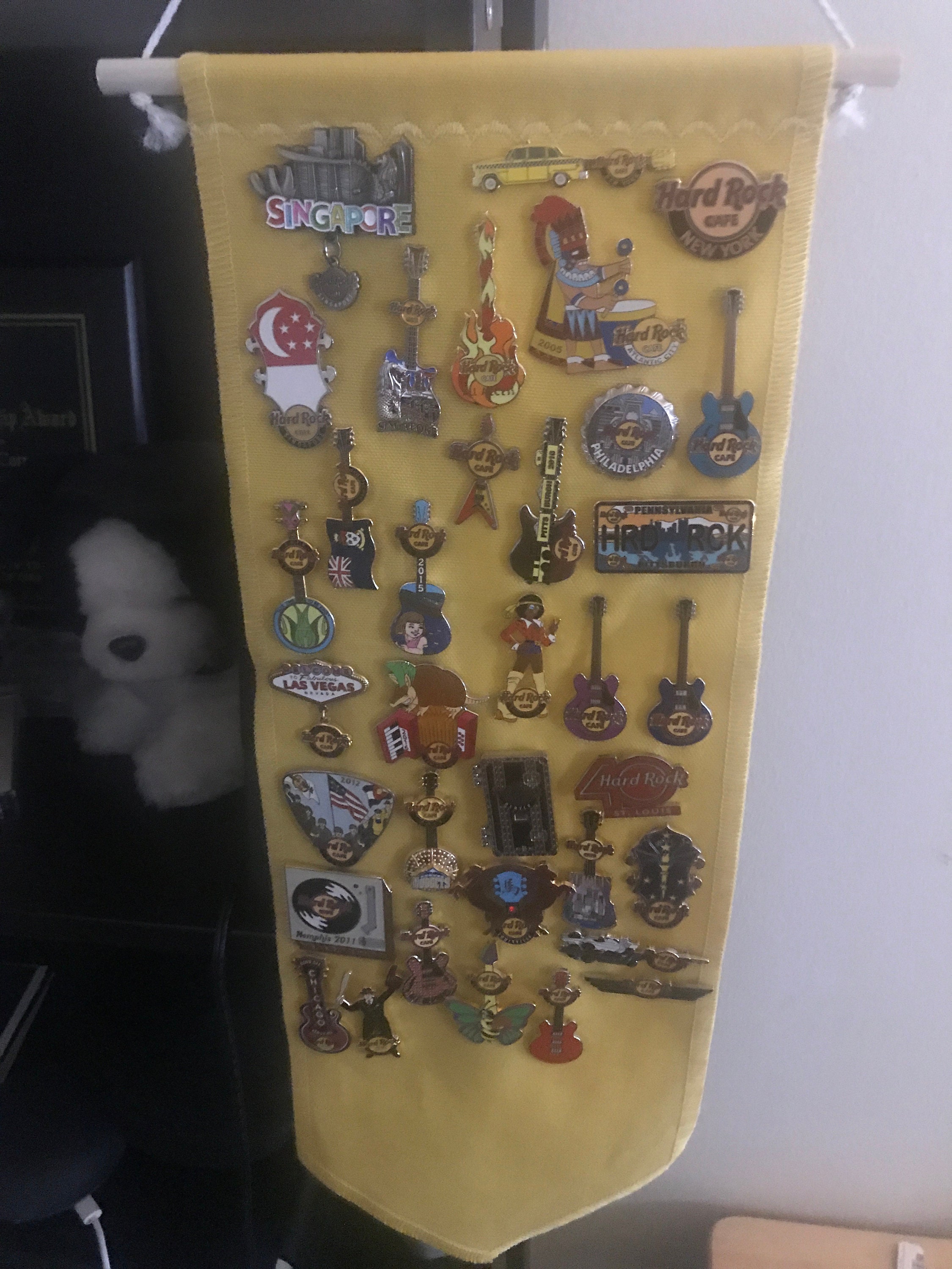 Enamel Pin Banner, Pin Display, Enamel Lapel Pin Display, Enamel