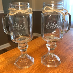 Carson Rednek Mason Jar Wine Glass - Clear, 16oz for sale online