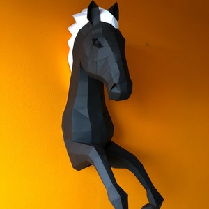 DIY Horse Papercraft, 3D Papercraft PDF, Make Your Own Horse ...