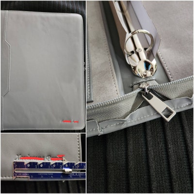 3 Ring Binder Vegan Leather Portfolio With A4 Notepad Holder - Etsy